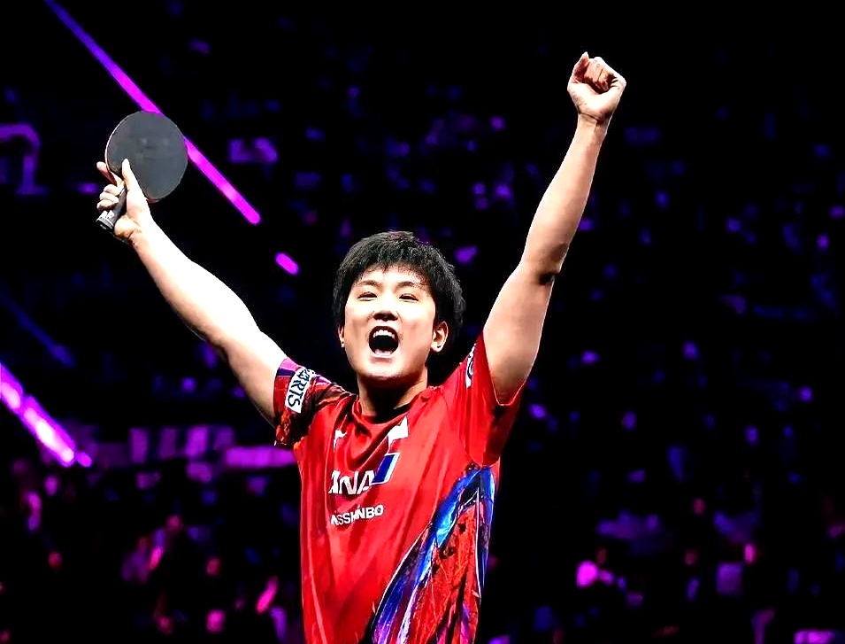 包含德国乒乓球队爆冷英国乒乓球队，张本智和惊艳世界的词条